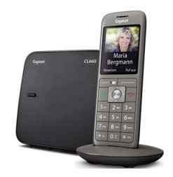 Gigaset CL 660 DECT-Telefon Anthrazit, Schwarz