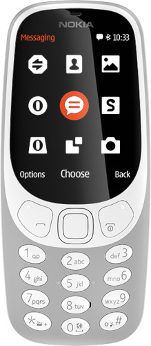 Nokia 3310 2.4Zoll Grau Funktionstelefon