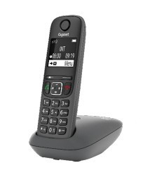 Gigaset AE690 Analoges/DECT-Telefon Anrufer-Identifikation Anthrazit