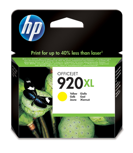 HP 920XL Gelb Original Druckerpatrone mit hoher Reichweite