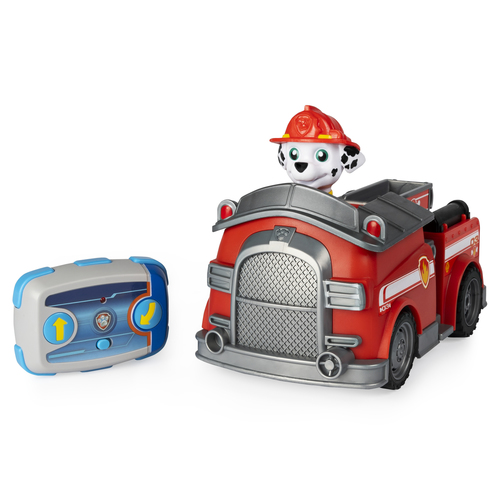 PAW Patrol Marshalls ferngesteuertes Feuerwehrauto mit Fernbedienung, Spielzeug für Kinder ab 3 Jahren, Batteriebetrieben