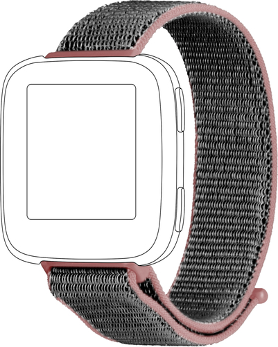 Topp 40-38-3953 Smartwatch-Zubehör Band Grau, Rose Nylon