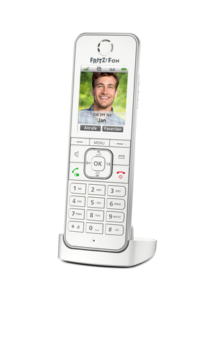 AVM FRITZ!Fon C6 DECT-Telefon Anrufer-Identifikation Weiß