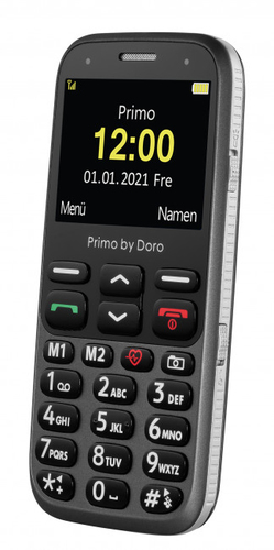 Doro Primo 368 5,84 cm (2.3 Zoll) 92 g Schwarz, Graphit Seniorentelefon