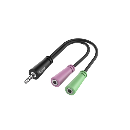 Hama 00200352 Audio-Kabel 0,15 m 3.5mm 2 x 3.5mm Schwarz
