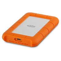 LaCie Rugged USB-C Externe Festplatte 4000 GB Orange, Silber