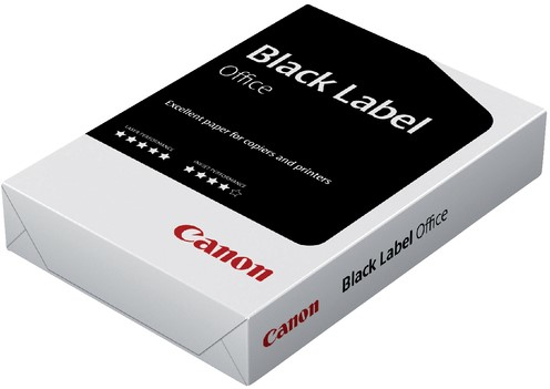 Canon Black Label Office Druckerpapier A4 (210x297 mm) 500 Blätter Weiß (Weiß)
