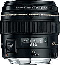 Canon EF 85mm f/1.8 USM (Schwarz)