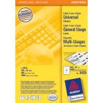 Avery Universal Labels, White 105x57mm