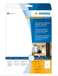 Herma 8020 selbstklebende Etikette
