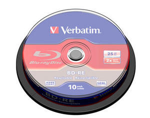 Verbatim BD-RE SL 25GB 2x 10pk
