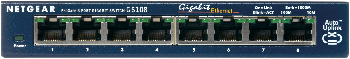 Netgear ProSafe 8-Port Gigabit Desktop Switch