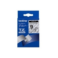 Brother Black on Clear Gloss Laminated Tape, 9mm