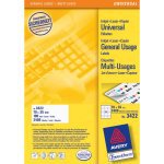 Avery Universal Labels, White 70x35mm