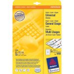 Avery Universal Labels, White 97x42,3mm