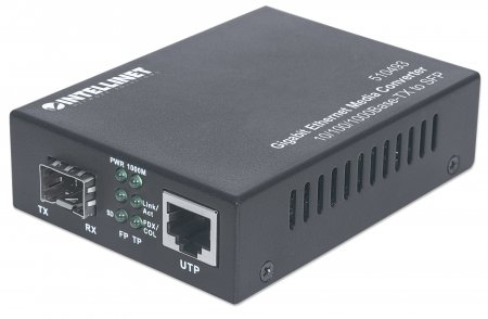 Intellinet 510493 1000Mbit/s Multi-Modus, Einzelmodus Schwarz Netzwerk Medienkonverter