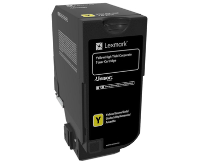 Lexmark 74C2HYE Tonerkartusche 1 St&uuml;ck(e) Original Gelb