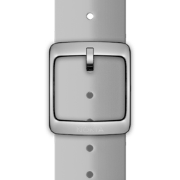 Nokia 4381618 Watch strap Silikon, Edelstahl Grau Uhrenarmband (Grau)