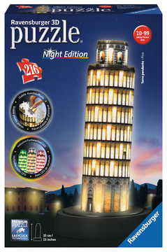 Ravensburger Leaning Tower of Pisa 3D-Puzzle 216 St&uuml;ck(e) Geb&auml;ude