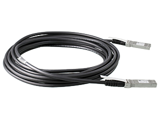 Aruba, a Hewlett Packard Enterprise company 10G SFP+ / SFP+ 1m InfiniBand-Kabel SFP+ Schwarz