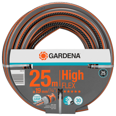 Gardena 18083-20 Gartenschlauch 25 m Über Boden Grau, Orange