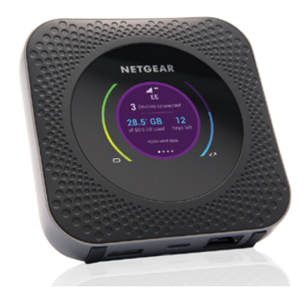 Netgear MR1100 Dual-Band (2,4 GHz/5 GHz) Gigabit Ethernet 3G 4G Schwarz WLAN-Router