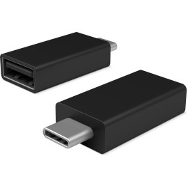 Microsoft Surface USB-C/USB Adapter Male USB Type-C Female USB 3.1 Type-A Schwarz Kabelschnittstellen-/adapter