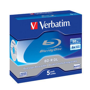 Verbatim BD-R DL 50GB 6x 5pk