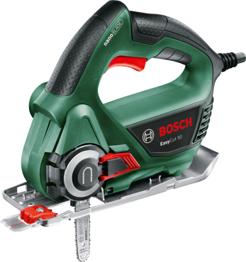 Bosch Easy Cut 50 Elektrische Stichsäge 7800 SPM 500 W 1,6 kg (Schwarz, Grün, Rot)