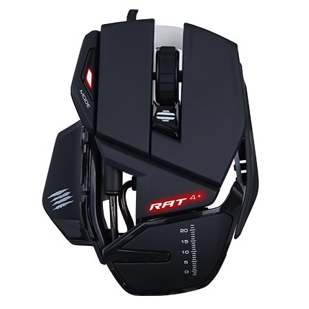Mad Catz R.A.T. 4+ Maus rechts USB Typ-A Optisch 7200 DPI