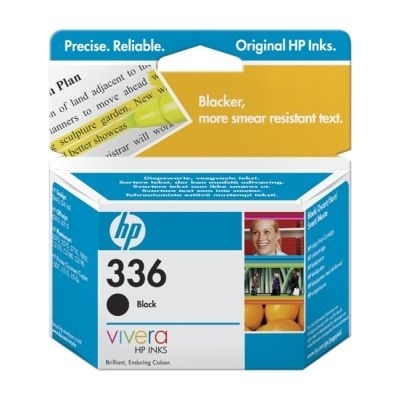 HP 336 Black Inkjet Print Cartridge with Vivera Ink