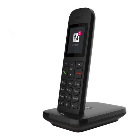 Telekom Sinus 12 Analoges Telefon Anrufer-Identifikation Schwarz
