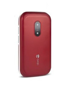 Doro 6040 7,11 cm (2.8 Zoll) Rot, Weiß Kamera-Handy