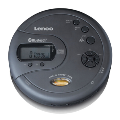 Lenco CD-300 MP3 Spieler Schwarz (Schwarz)
