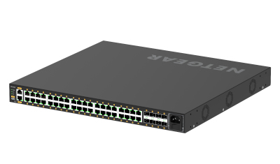 Netgear GSM4248P-100EUS Netzwerk-Switch Managed L2/L3/L4 Gigabit Ethernet (10/100/1000) Power over Ethernet (PoE) Schwarz
