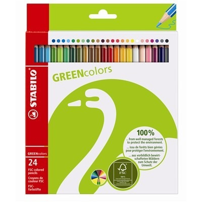 STABILO GREENcolors Farbstifte Mehrfarbig 24 Stück(e)