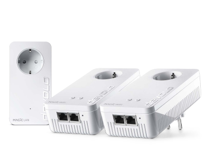 Devolo Magic 2 WiFi 6 2400 Mbit/s Eingebauter Ethernet-Anschluss WLAN Weiß 3 Stück(e)