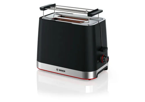 Bosch TAT4M223 Toaster 4 2 Scheibe(n) 950 W Schwarz, Edelstahl (Schwarz, Edelstahl)