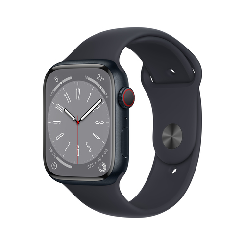 Apple Watch Series 8 OLED 45 mm 4G Schwarz GPS