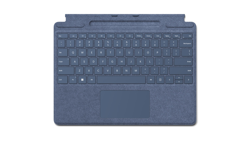 Microsoft Surface 8XA-00101 Tastatur für Mobilgeräte Blau Microsoft Cover port QWERTZ Deutsch (Blau)