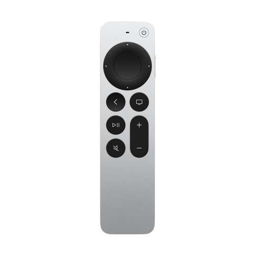 Apple Siri Remote Fernbedienung IR/Bluetooth Beistellgerät Drucktasten, Drucktasten (Schwarz, Silber)