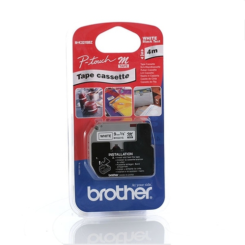 Brother MK221SBZ Labelling Tape (9mm)