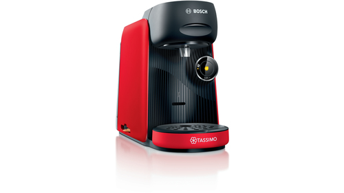 Bosch TAS16B3 Kaffeemaschine Vollautomatisch Pad-Kaffeemaschine 0,7 l (Schwarz, Rot)