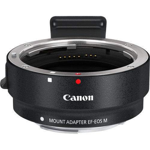 Canon Bajonettadapter EF-EOS M mit abnehmbarer Stativbefestigung (Schwarz)