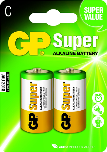 GP Batteries Super Alkaline C Einwegbatterie Alkali