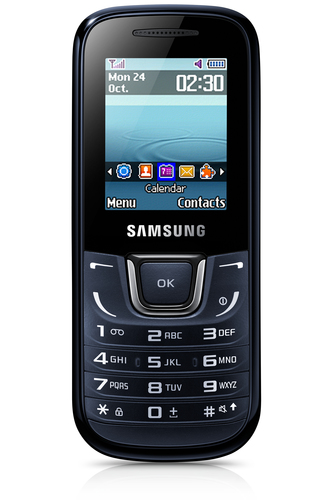 Samsung E1280 (Schwarz, Blau)