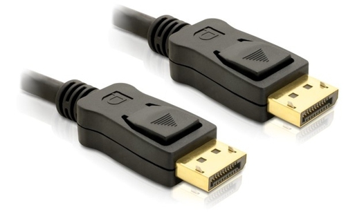 DeLOCK Cable Displayport 3m male - male Gold