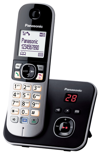 Panasonic KX-TG6821GB Telefon (Schwarz)