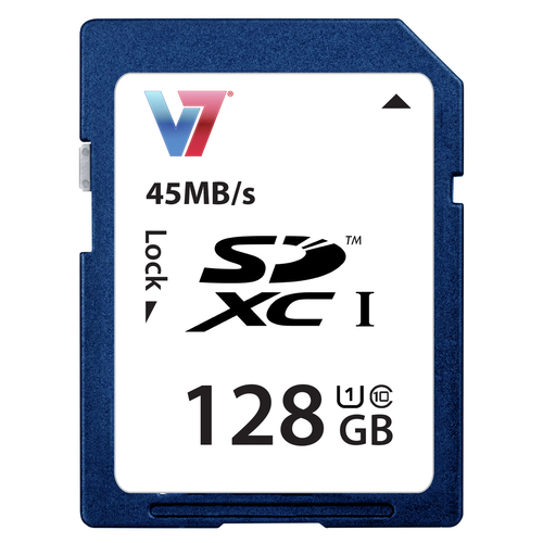 V7 SDXC Karte 128GB UHS-1