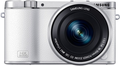 Samsung NX 3000 + 16-50mm F3.5-5.6 ED OIS + SEF-8A (Weiß)